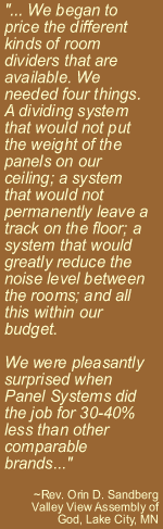 praise for sliding room wall dividers