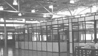 Clean room dividers are excellent for use in medical and cafeteria settings.