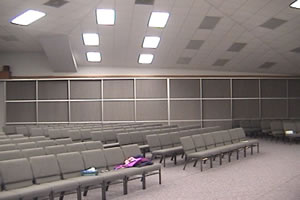 SA-2000 sliding room divider closed